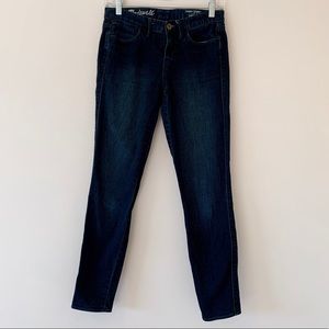 Madewell Skinny Ankle Jeans Dark Wash